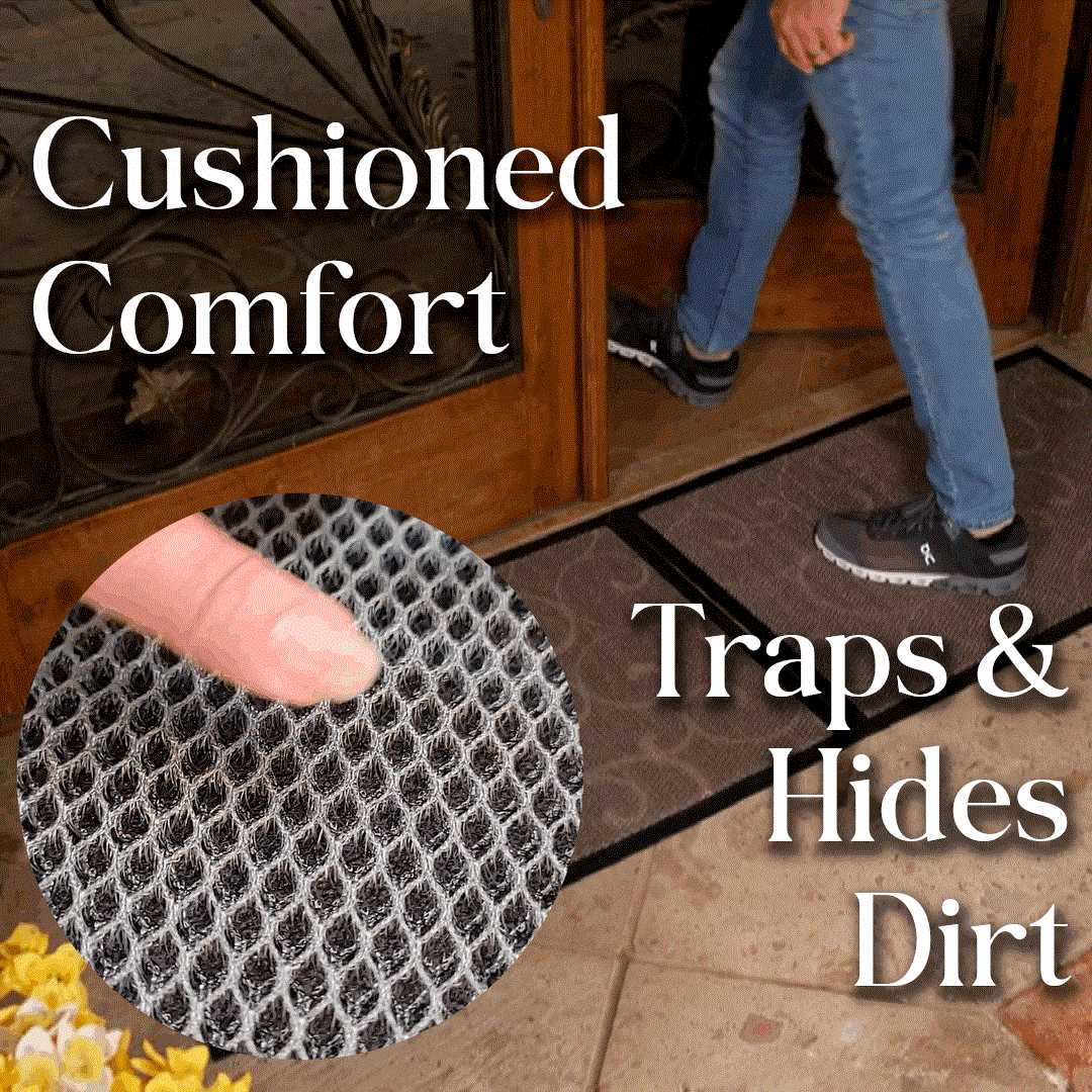 Aqua-Terra 2' x 3' Dirt Scraping Indoor Outdoor Doormat