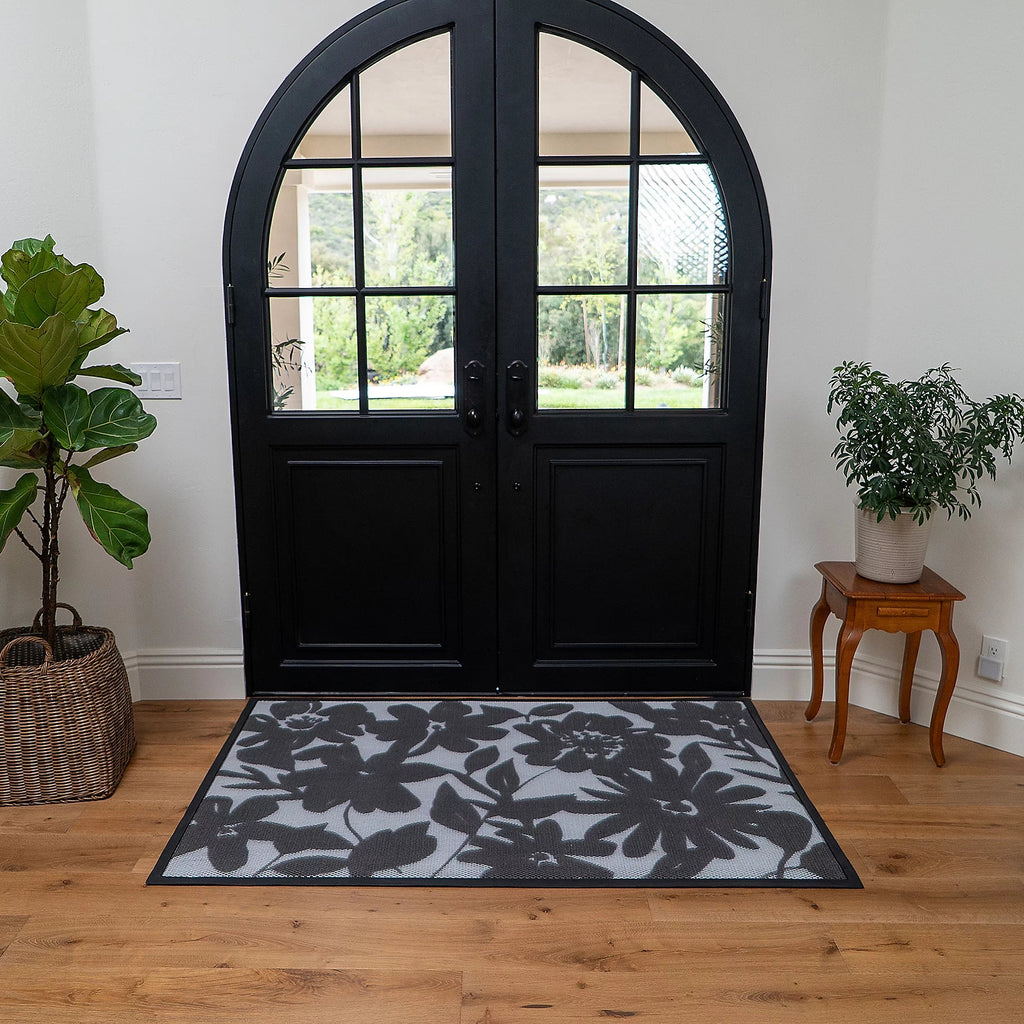Aqua-Terra 4' x 6' Dirt Scraping Indoor Outdoor Doormat – Bernini