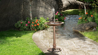 Padru Solar Fountain and Birdbath