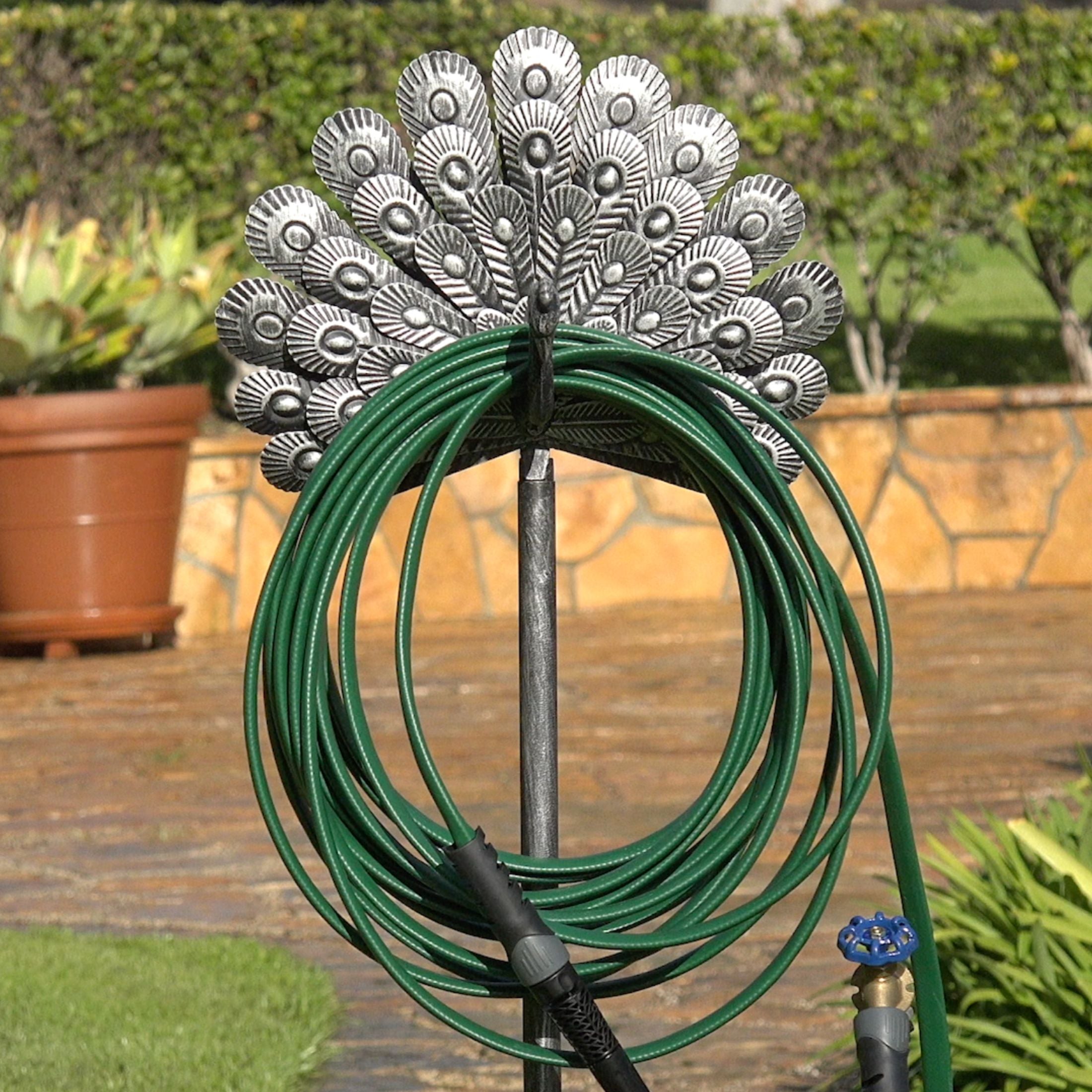 Peacock Hose Holder – Bernini Fountains - Main Image