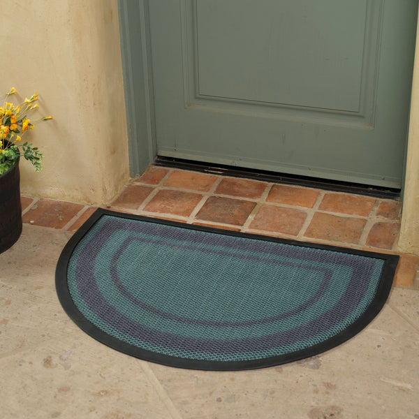 Bernini 2'x 3' Half Round Aqua-Terra Dirt Trapping Mat