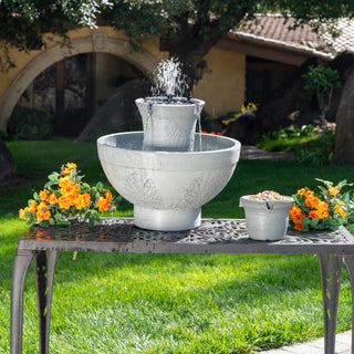 Aurel Cordless Modular Fountain w/Bird Feeder
