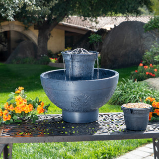 Aurel Cordless Modular Fountain w/Bird Feeder