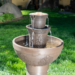 Aurel Cordless Modular Fountain w/Bird Feeder