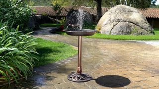 Padru Solar Fountain and Birdbath