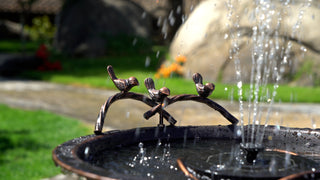 Padru Solar Fountain and Birdbath