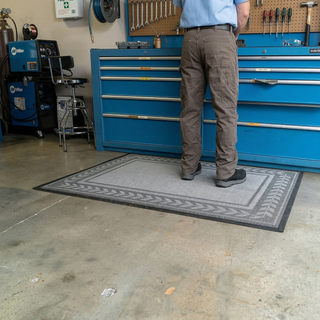 Aqua-Terra 4' x 6' Dirt Scraping Indoor Outdoor Doormat