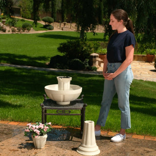 Bari 5-In-1 Cordless Fluted Fountain