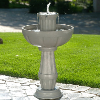 Bari 5-In-1 Cordless Fluted Fountain