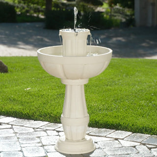 Bari 5-In-1 Cordless Fluted Fountain