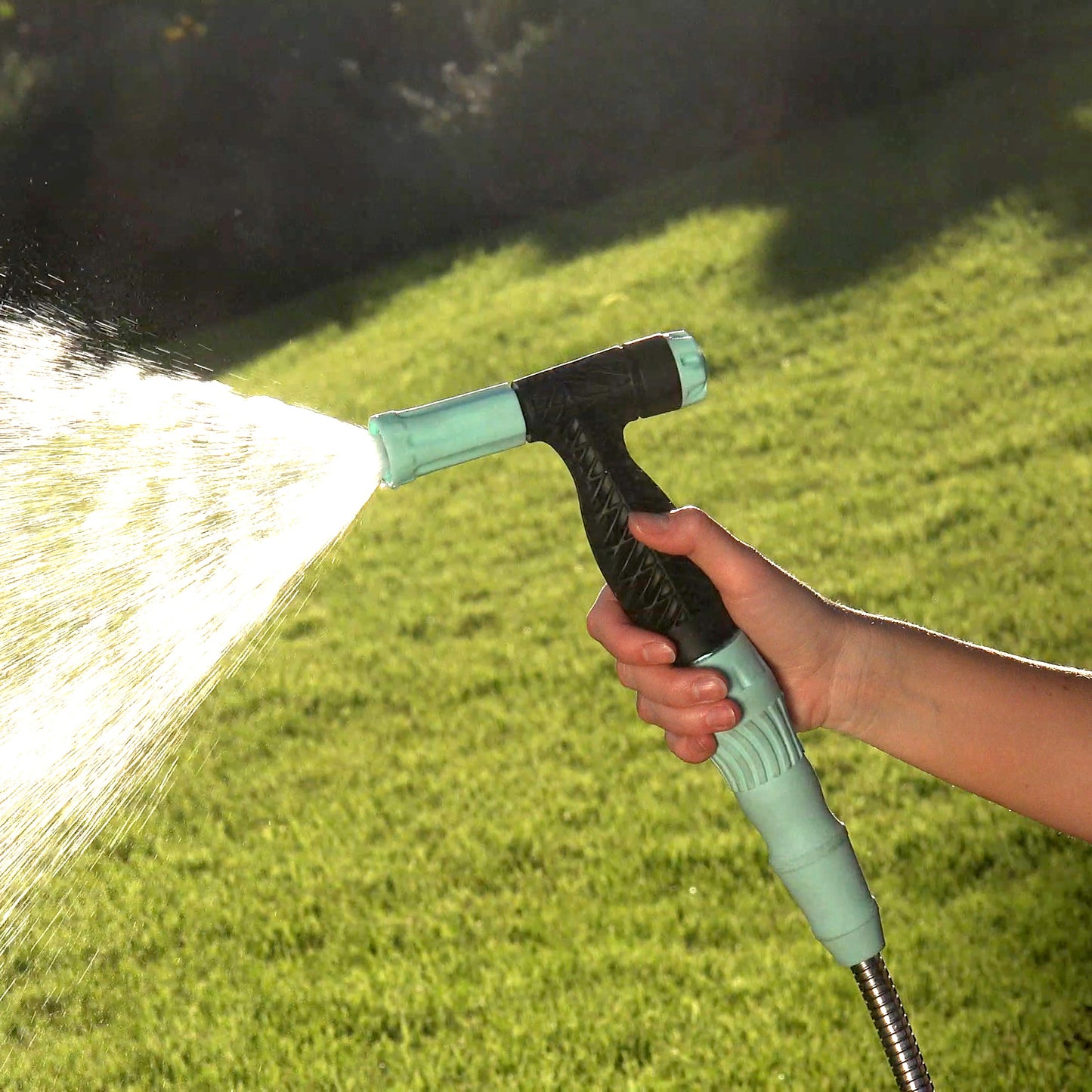 Expanding Metal Garden Hose® with 2-Way Nozzle