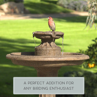 Piuma Bird Bath Fountain