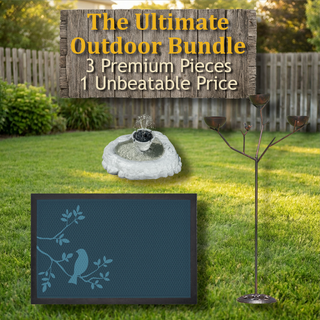Roccia Pond, Bird Feeder and Dirt-Trapping Mats - Mix & Match