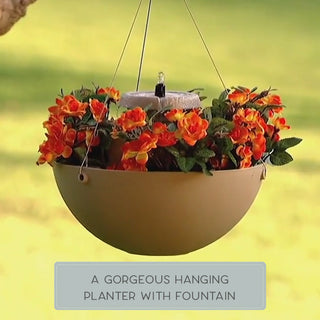 Maria 3-in-1 Bird Feeder, Planter, and Fountain