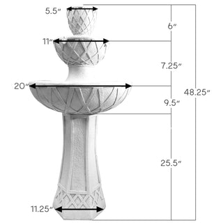 Amore Hybrid Fountain, Bird Feeder & Planter