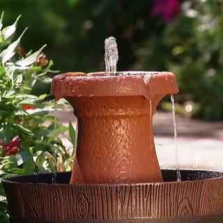 Self-Contained Fountain Tower