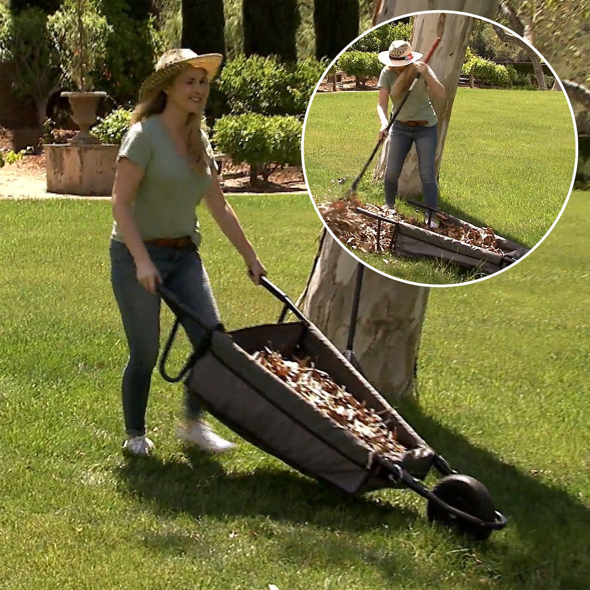 Compact folding wheelbarrow bernini fountains