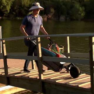 Compact Folding Wheelbarrow