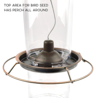 2-in-1 Hummingbird & Bird Seed Feeder